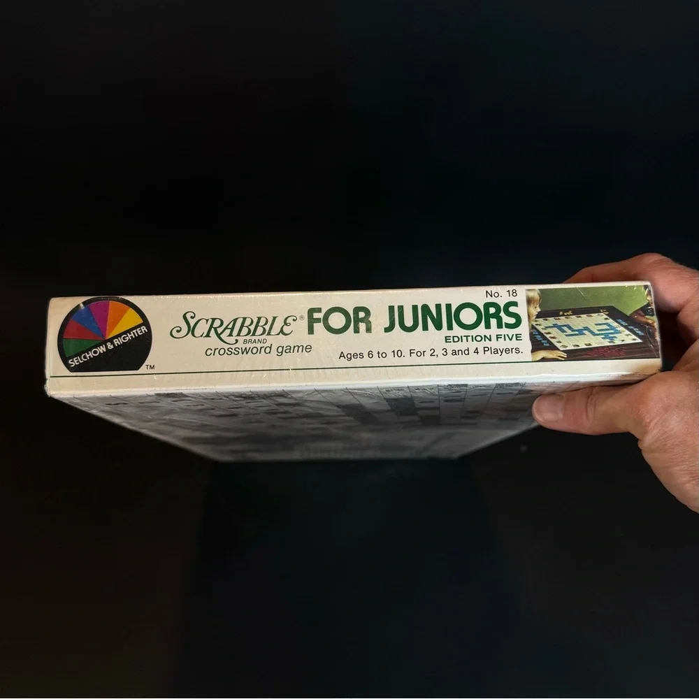 Vintage 1982 Scrabble for Juniors Edition 5 Sealed, New in Box Selchow & Righter